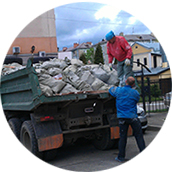Нанять грузчиков и Газель для вывоза мусора